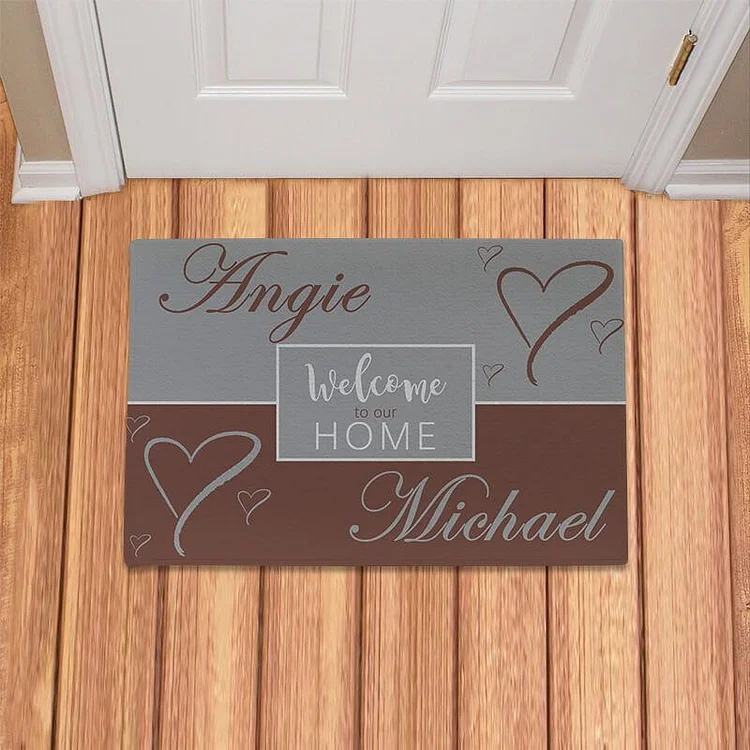 Custom Your Own Welcome Front Door Mat - Personalized Outdoor Mat-BlingPainting-Customized Products Make Great Gifts