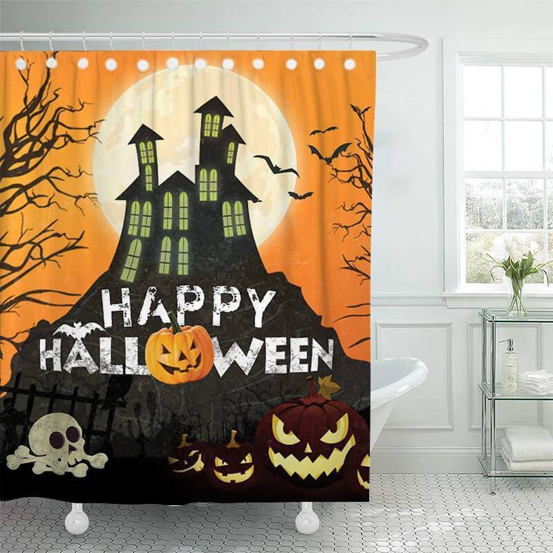 Halloween Bathroom Shower Curtains E-BlingPainting-Customized Products Make Great Gifts