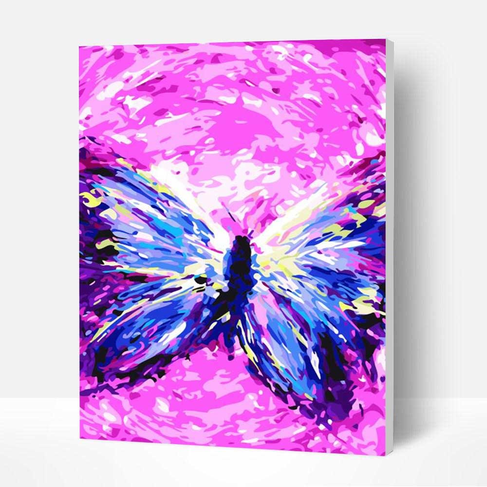 Paint by Numbers Kit -Abstract Art Butterfly-BlingPainting-Customized Products Make Great Gifts