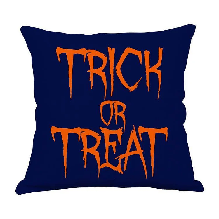 Halloween Throw Pillow with Lettering F-BlingPainting-Customized Products Make Great Gifts