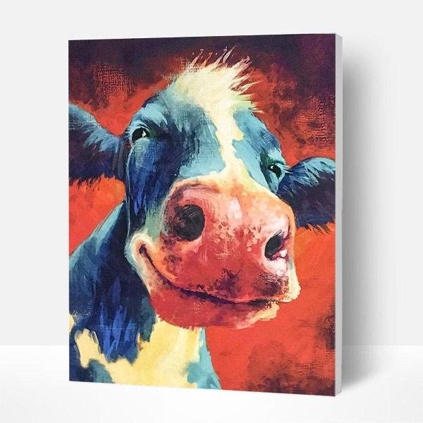 Paint by Numbers Kit -  Happy Cow-BlingPainting-Customized Products Make Great Gifts