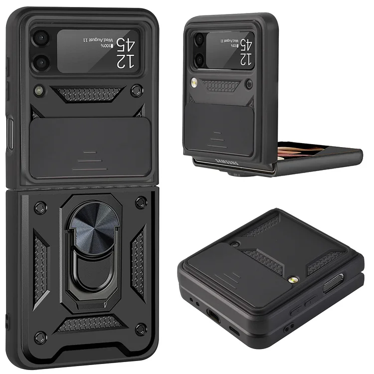 Camera Protective Phone Case For Samsung Galaxy Z Flip 3 4