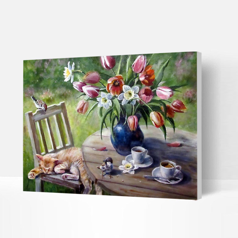 Paint by Numbers Kit - Most Interesting Cat-BlingPainting-Customized Products Make Great Gifts