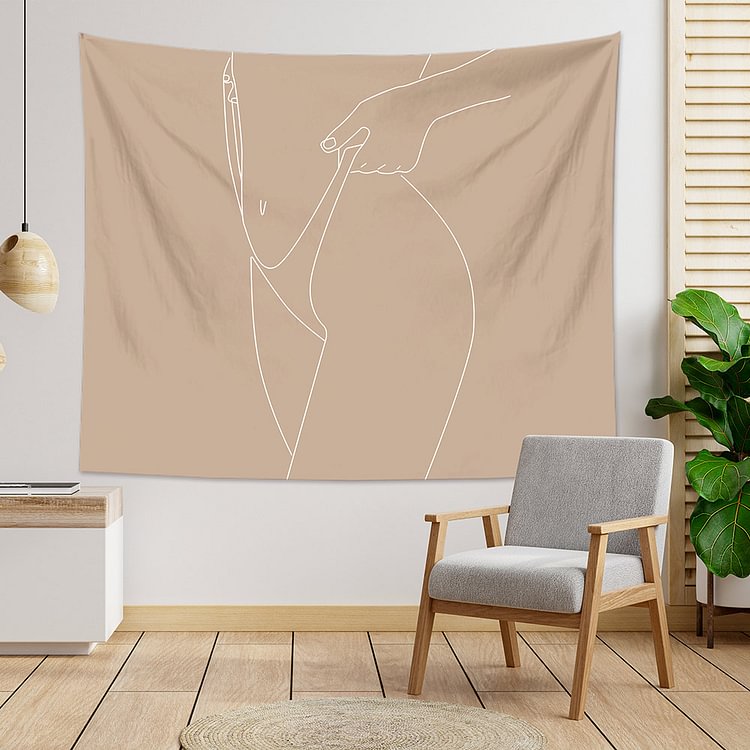 Abstract Line Art A Tapestry Wall Hanging-BlingPainting-Customized Products Make Great Gifts