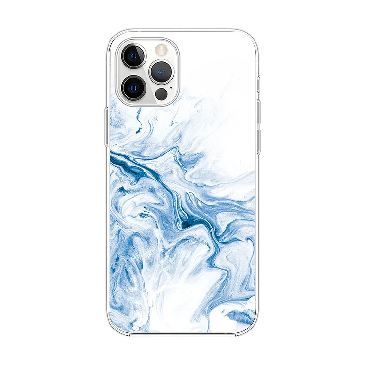 Light Blue and White iPhone Case-BlingPainting-Customized Products Make Great Gifts