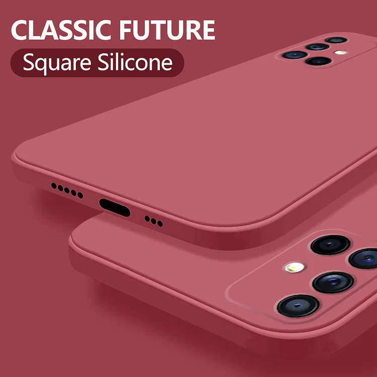 Xiaomi Redmi Note 11S 5G Square Silicone Case - Soft Matte Case Liquid  Cover Pink