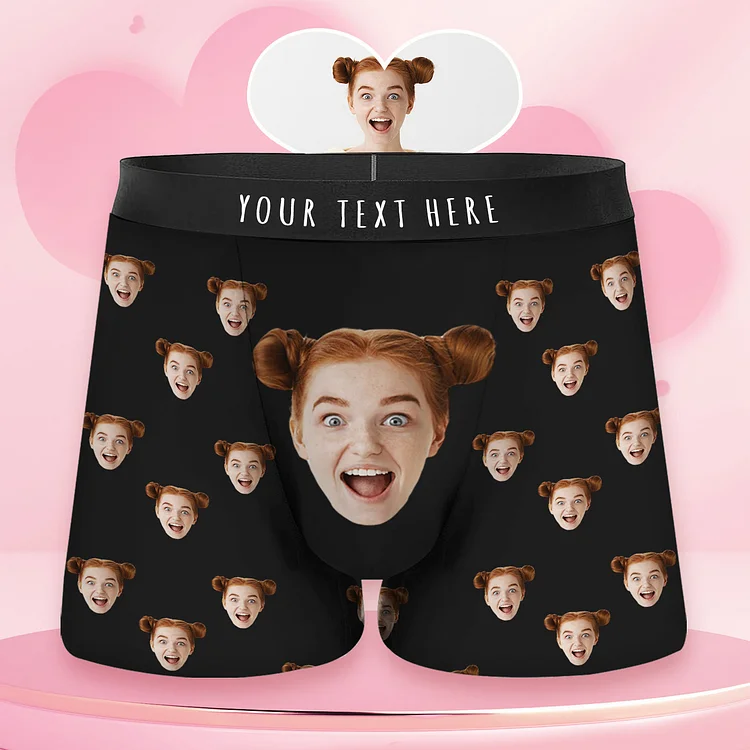 Custom Face Boxer Panties Personalized Gift For Husband-BlingPainting-Customized Products Make Great Gifts