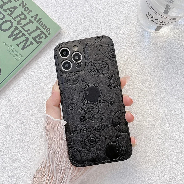 Hot 3D Print leather Astronaut Phone Case For iPhone  Caseepro - High Quality Phone Cases & Covers