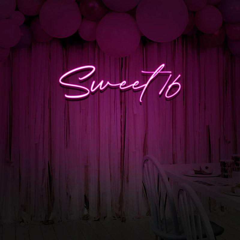 Sweet 16 Neon Sign-BlingPainting-Customized Products Make Great Gifts