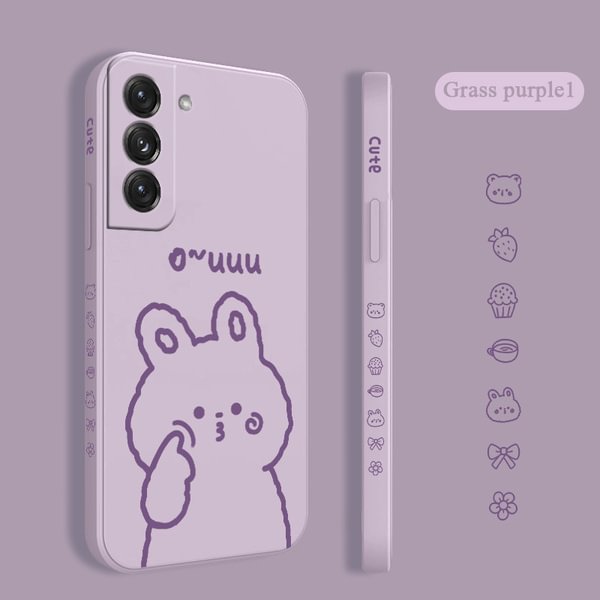 Cute Bunny Bear Phone Case For Samsung