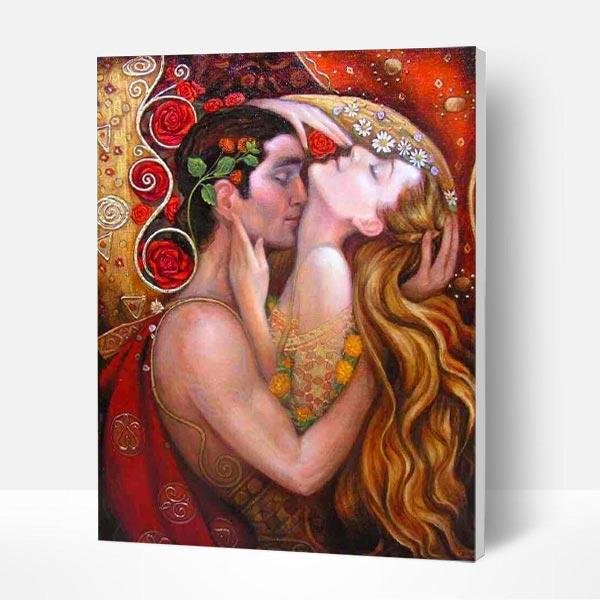 Paint by Numbers Kit -Aphrodite and Adonis Love-BlingPainting-Customized Products Make Great Gifts
