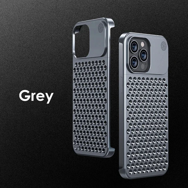 Metal Heat Dissipation Phone Case For iPhone  Caseepro - High Quality Phone Cases & Covers