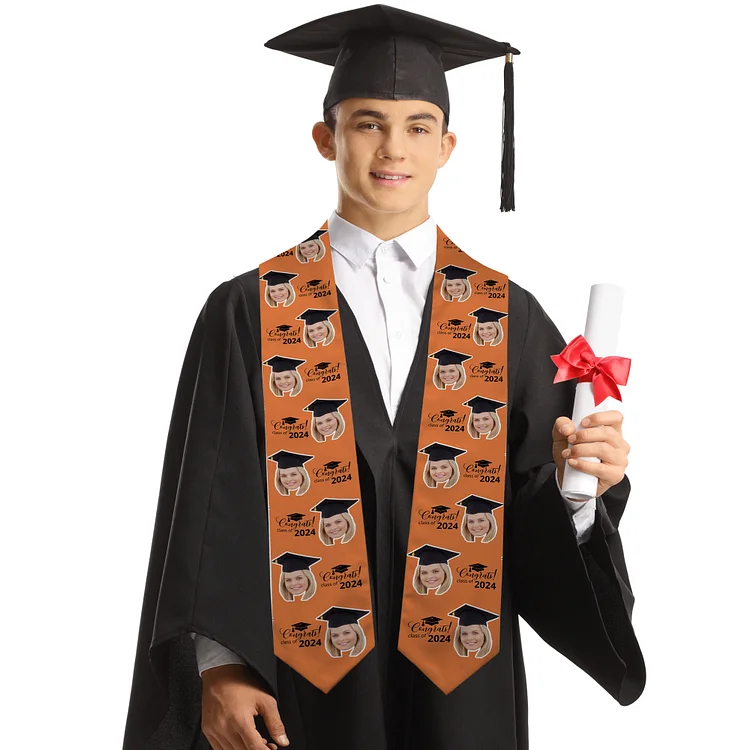Unique Personalized College Stole, Honoring High School Friends and College Future-BlingPainting-Customized Products Make Great Gifts