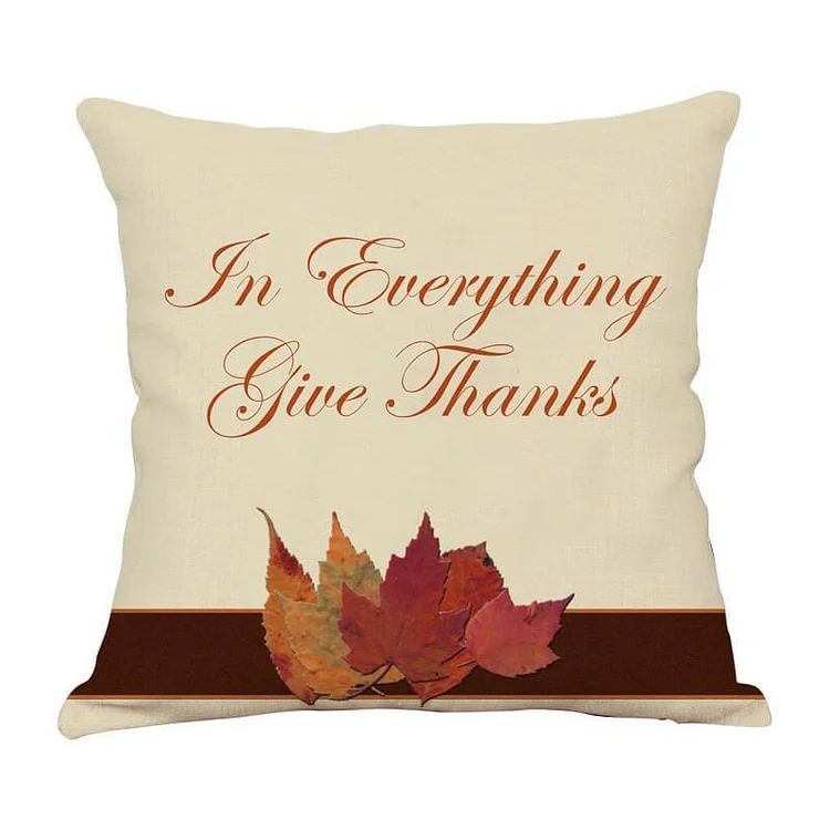 Thanksgiving Decor Text Throw Pillow D-BlingPainting-Customized Products Make Great Gifts