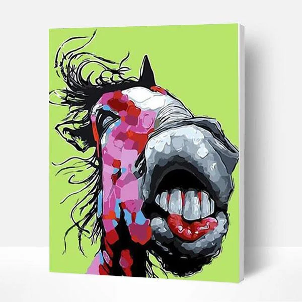 Paint by Number Kit   -- Crazy Donkey-BlingPainting-Customized Products Make Great Gifts