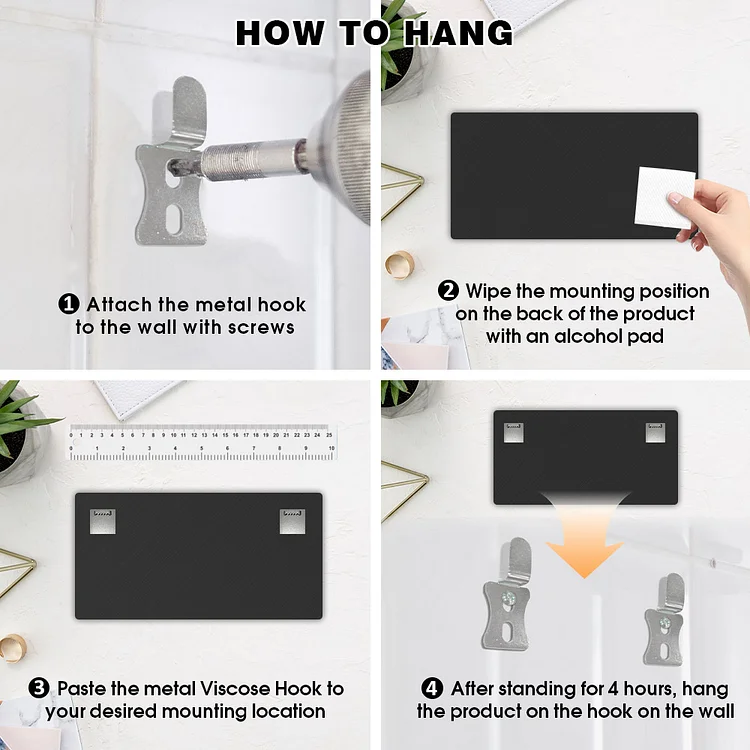 Personalised Modern House Sign Custom Acrylic Modern House Numbers Sign