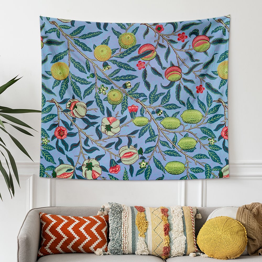 Lemon and Fruit Tapestry Wall Hanging-BlingPainting-Customized Products Make Great Gifts