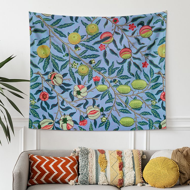 Lemon and Fruit Tapestry Wall Hanging-BlingPainting-Customized Products Make Great Gifts