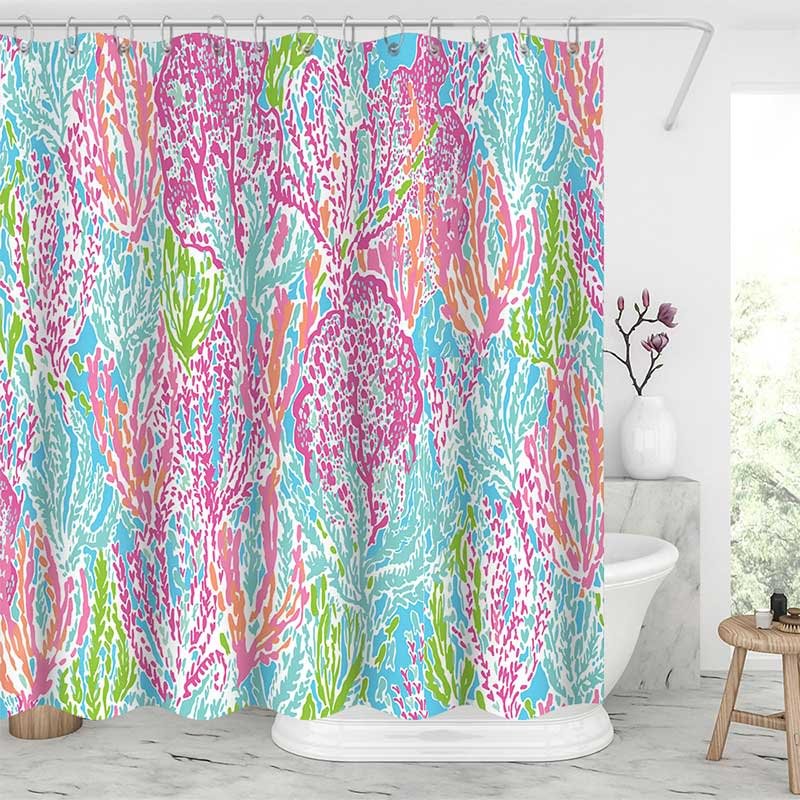 Psychedelic Pattern Shower Curtains-BlingPainting-Customized Products Make Great Gifts