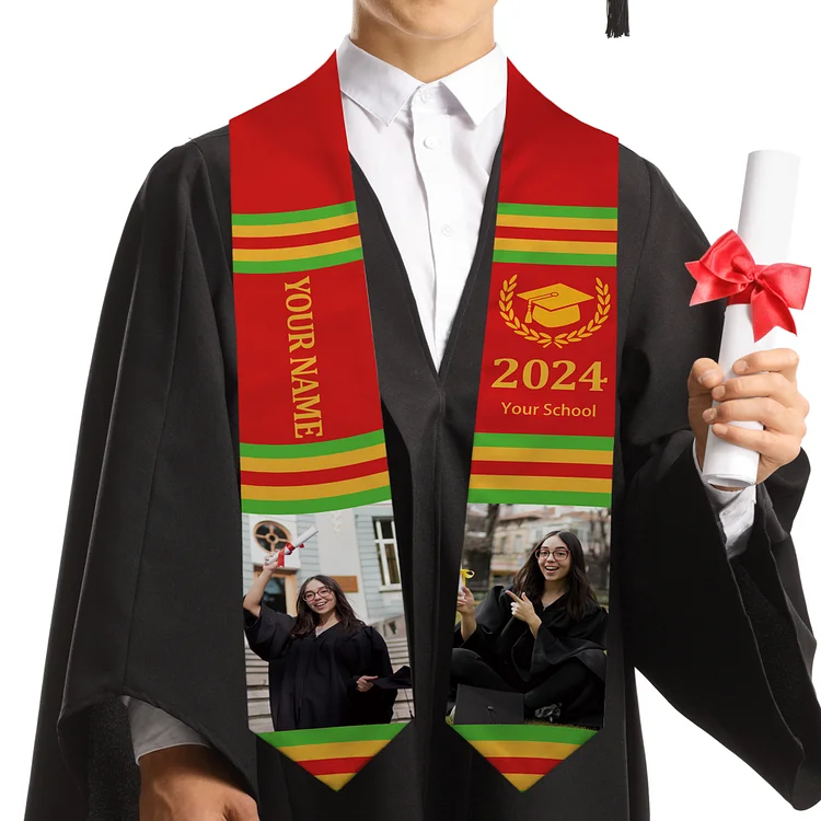 High School-Inspired Personalized College Stole, a Perfect Blend of Past and Future-BlingPainting-Customized Products Make Great Gifts