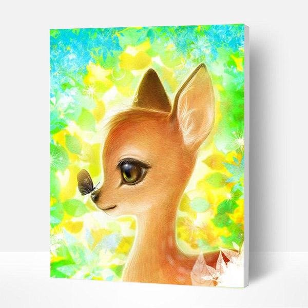Paint by Numbers Kit for Kids - Shining Deer, Thoughtful Gifts-BlingPainting-Customized Products Make Great Gifts