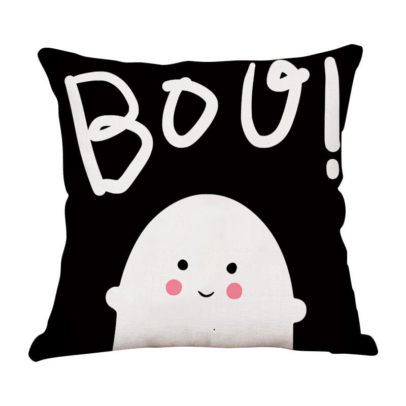 Halloween Decor Linen Ghost Throw Pillow I-BlingPainting-Customized Products Make Great Gifts