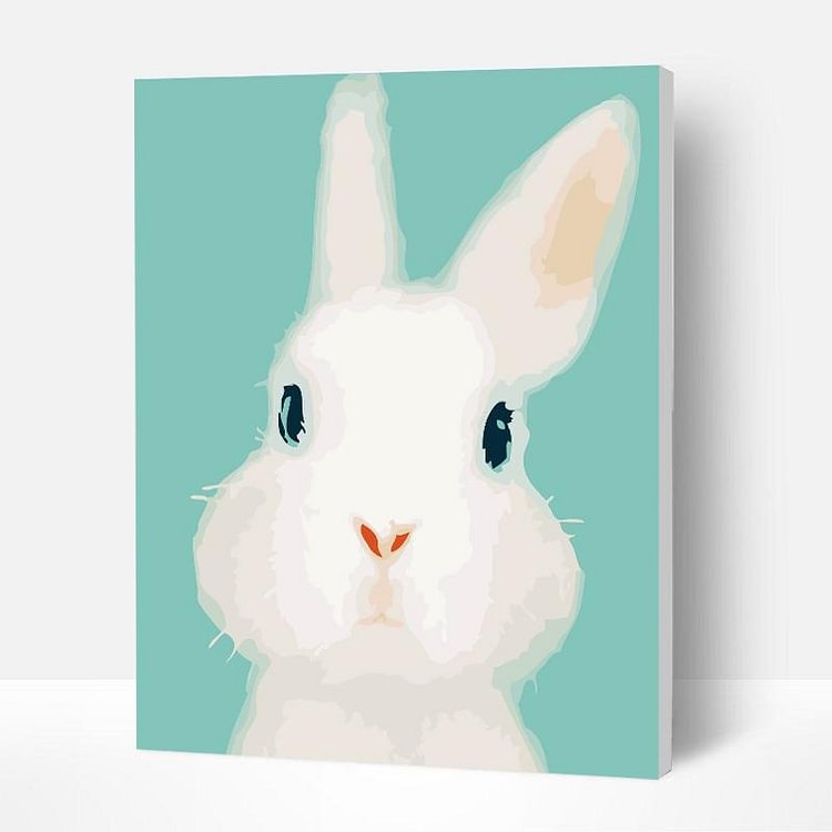 Paint by Numbers Kit for Kids - Cute Rabbit, Cute Gifts-BlingPainting-Customized Products Make Great Gifts