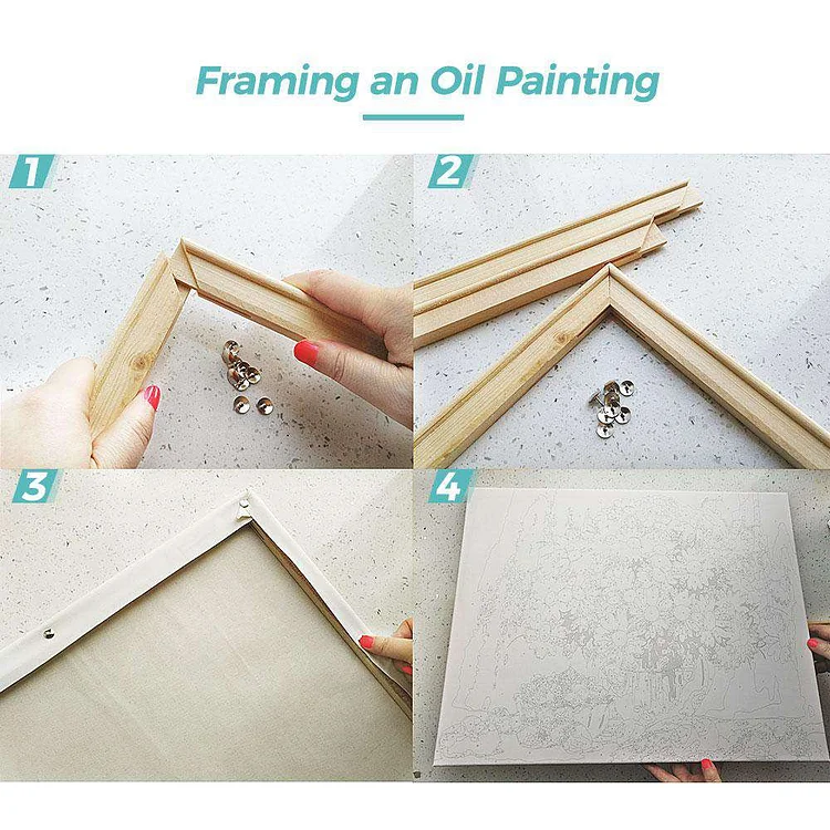 Shop Diy Oil Painting Paint By Number With Frame online