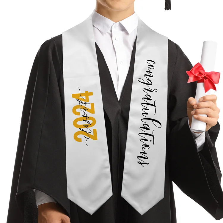 Custom College Stole, Combining High School Heritage with College Achievement
