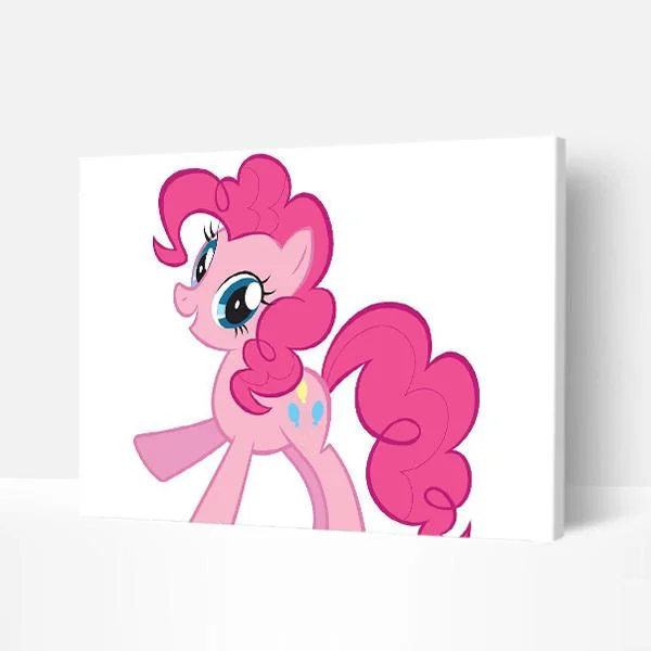 Paint by Numbers Kit for Kids -  Pink Pony, Cute Gift-BlingPainting-Customized Products Make Great Gifts
