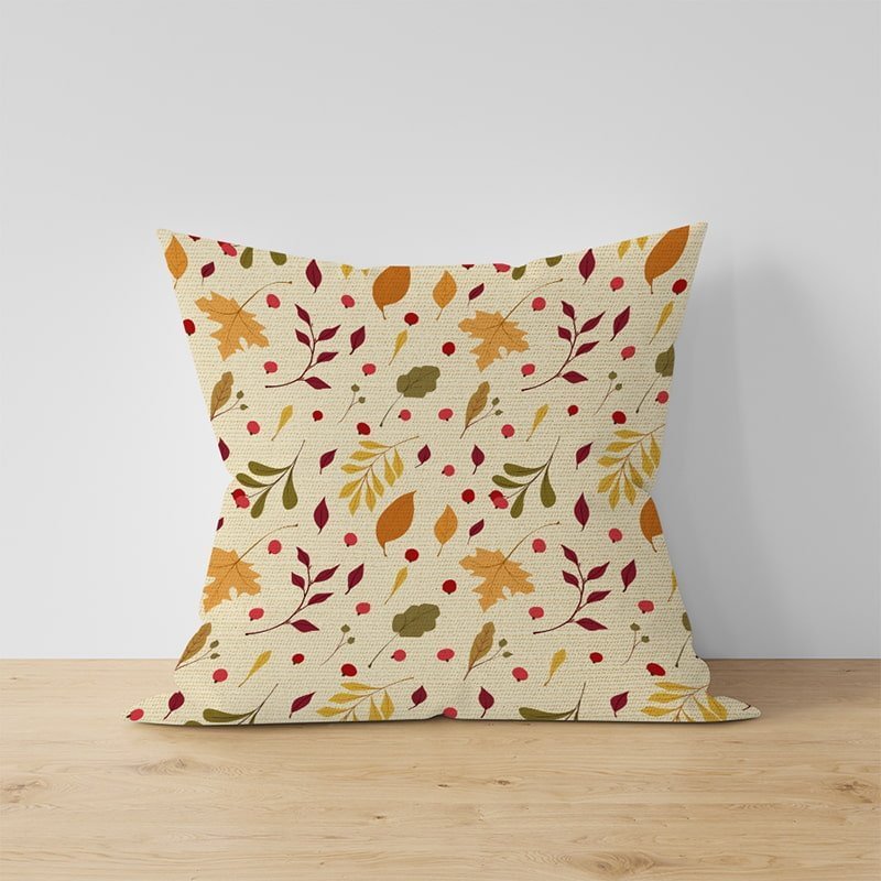 Autumn Maple Leaf Throw Pillow Home Decor-BlingPainting-Customized Products Make Great Gifts