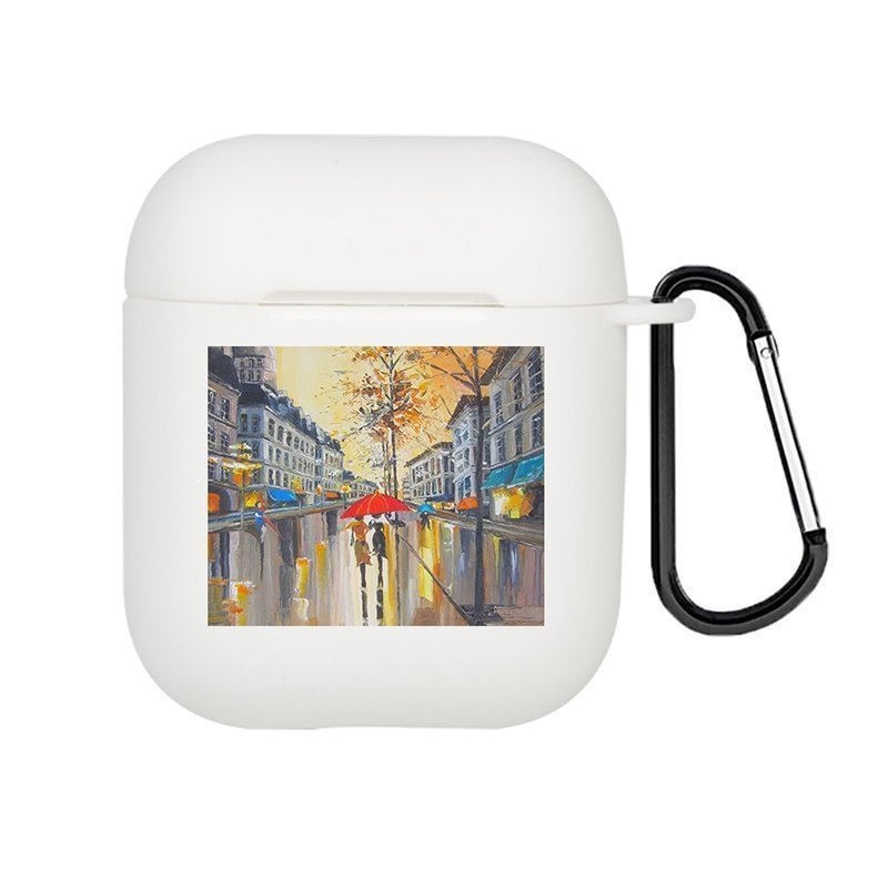 Autumn Dusk AirPods 1&2&Pro Case With Keychain-BlingPainting-Customized Products Make Great Gifts