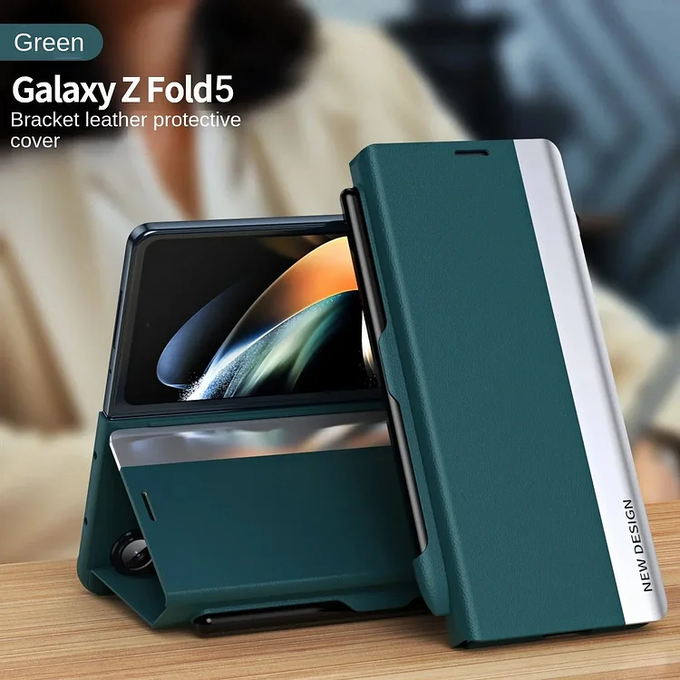 Magnetic Flip Leather Holster Pen Slot Case With S PEN