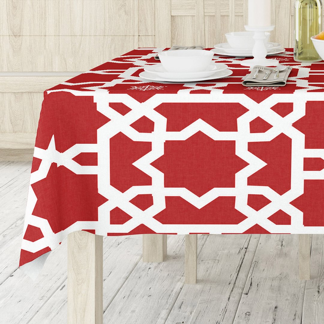 Christmas Decor Tablecloth Xmas Waterproof Table Cloth for Picnic Dinner - Best Gifts Decor 2022-BlingPainting-Customized Products Make Great Gifts