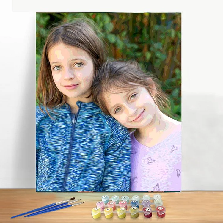 DIY Personalized Oil Painting For Your Kids - Personalized Gifts-BlingPainting-Customized Products Make Great Gifts