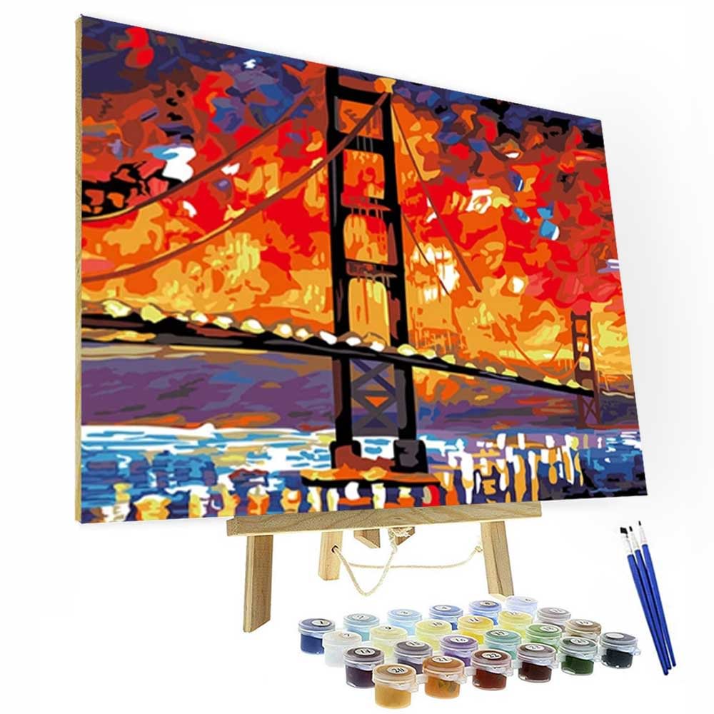 Paint by Numbers Kit - Bridge of Hope-BlingPainting-Customized Products Make Great Gifts