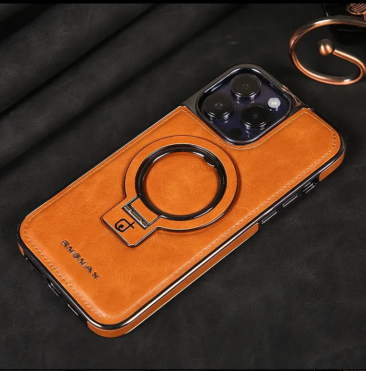 Leather Invisible Stand Phone Case For iPhone  Caseepro - High Quality Phone Cases & Covers