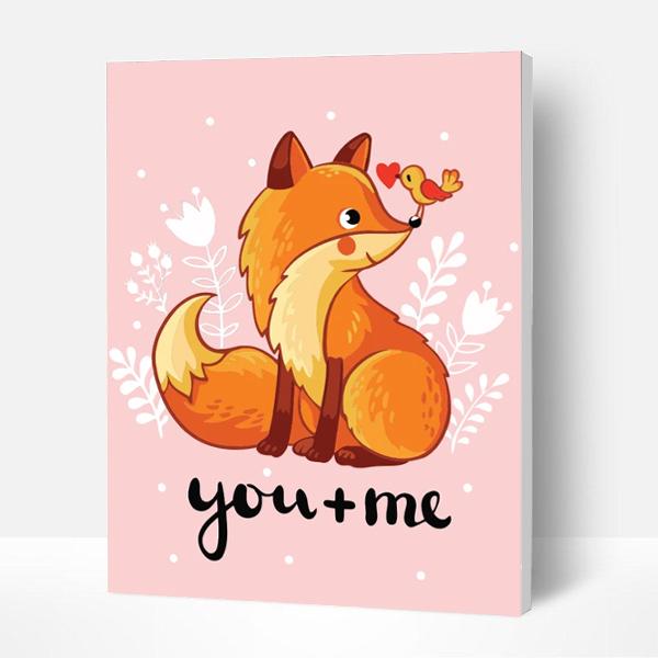 Paint by Numbers Kit for Kids- little fox, Top Presents 2021-BlingPainting-Customized Products Make Great Gifts