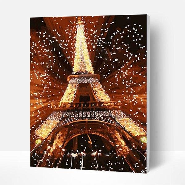 Paint by Numbers Kit -  Fantasy Eiffel Tower-BlingPainting-Customized Products Make Great Gifts