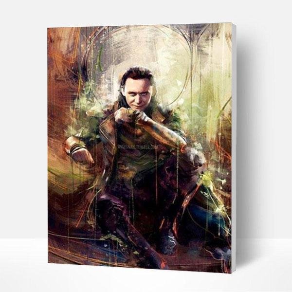 Paint by Numbers Kit - Avengers Loki-BlingPainting-Customized Products Make Great Gifts