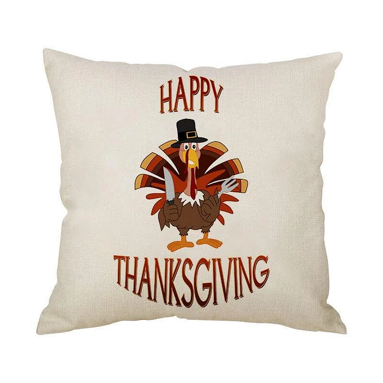 Thanksgiving Decor Turkey Throw Pillow C-BlingPainting-Customized Products Make Great Gifts