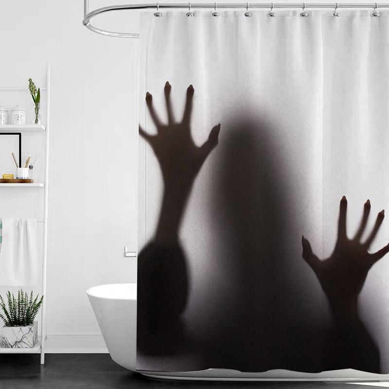 Halloween Bathroom Shower Curtains-BlingPainting-Customized Products Make Great Gifts