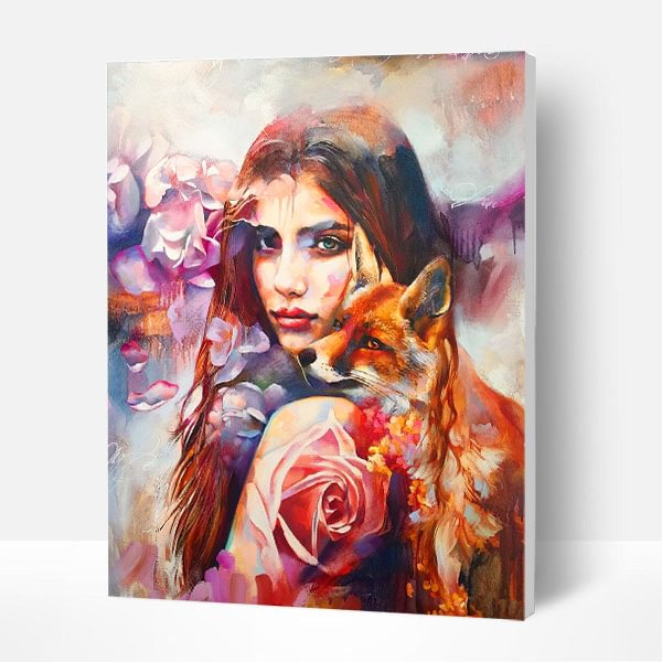 Paint by Numbers Kit - Beautiful Girl-BlingPainting-Customized Products Make Great Gifts