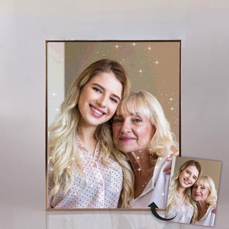 Personalized Photo Customized Diamond Painting Kits - Best Gifts for Mom-BlingPainting-Customized Products Make Great Gifts