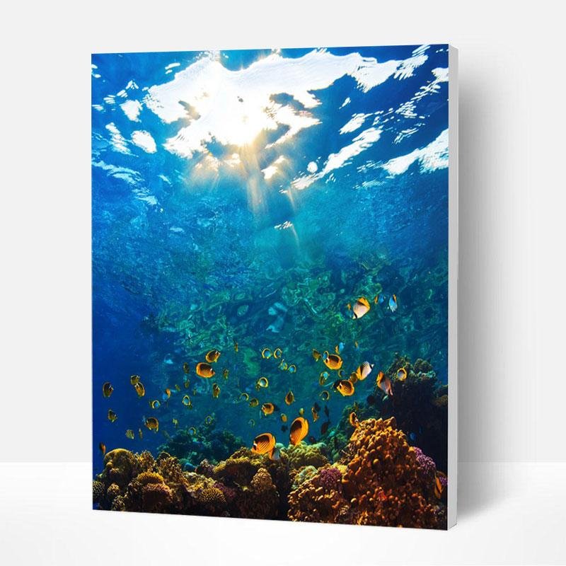 Paint by Numbers Kit - Deep Sea World-BlingPainting-Customized Products Make Great Gifts