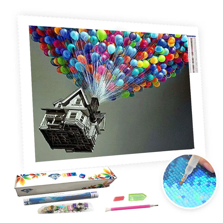 Up, Up and Away - Memorial Gifts for Grandparents 2022-BlingPainting-Customized Products Make Great Gifts