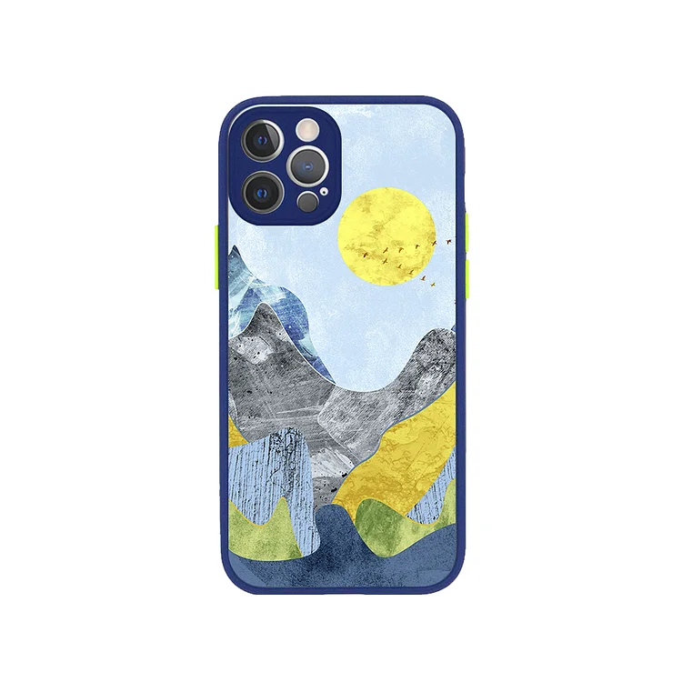 Colorful Mountain iPhone Case-BlingPainting-Customized Products Make Great Gifts