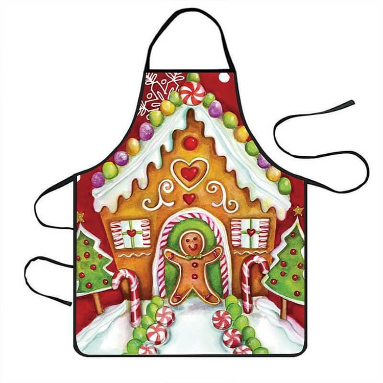 Christmas Cute Waterproof Apron H - Cute Gifts-BlingPainting-Customized Products Make Great Gifts