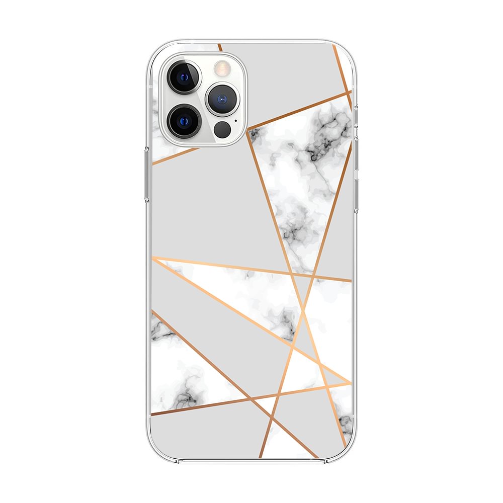 Silver Lines and Marble iPhone Case-BlingPainting-Customized Products Make Great Gifts