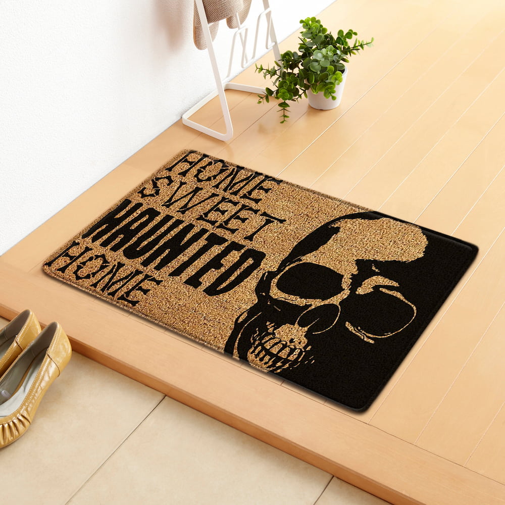 Non-Slip Doormat Rug Halloween Skull Welcome Indoor/Outdoor Door Mat-BlingPainting-Customized Products Make Great Gifts